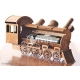 Locomotive wine holder design