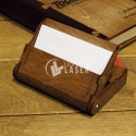 Wooden card holder Design