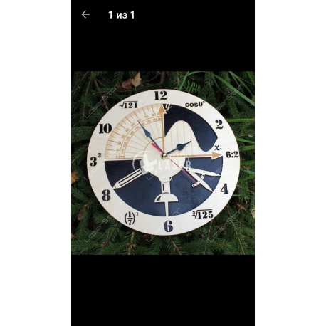 Math clock design