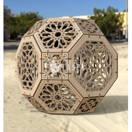 Cubo geométrico diseño