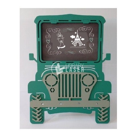 Jeep portrait frame Design