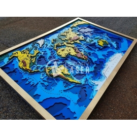 World map design