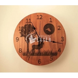 Reindeer clock