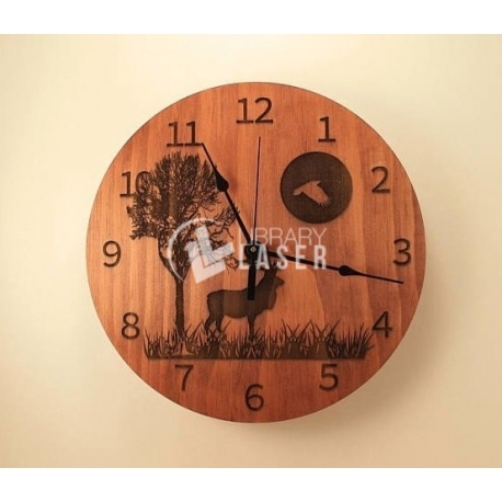 Reindeer clock design