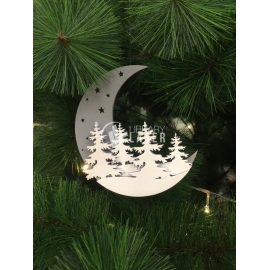 Christmas moon design