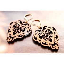 Heart earring