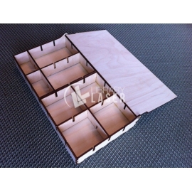 Box with dividers design