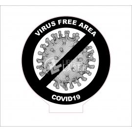 Grabado Coronavirus diseño