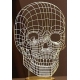 Skull engraving design