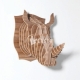 Cabeza de rinoceronte diseño