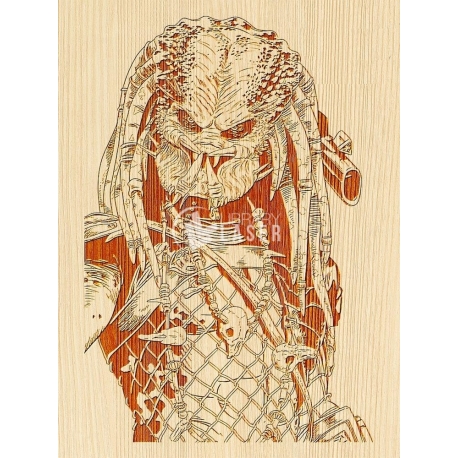 Predator engraving design