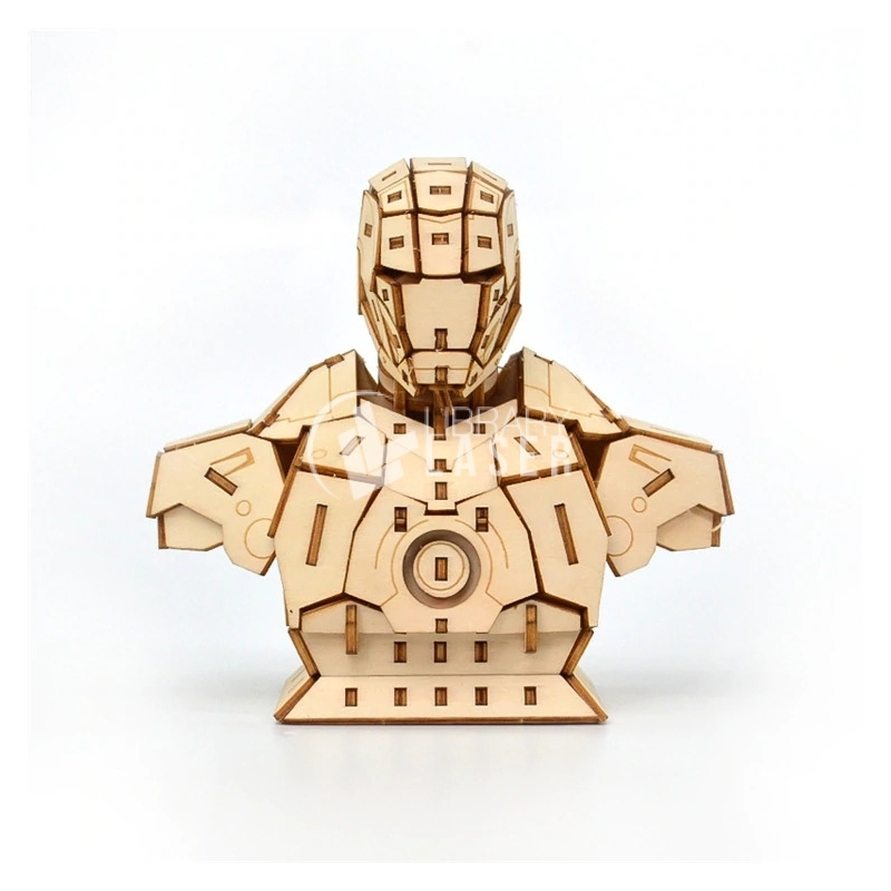 ▷ 3d tiger for laser cutting