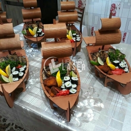 Barco sushi diseño
