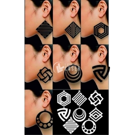 Earrings pack design