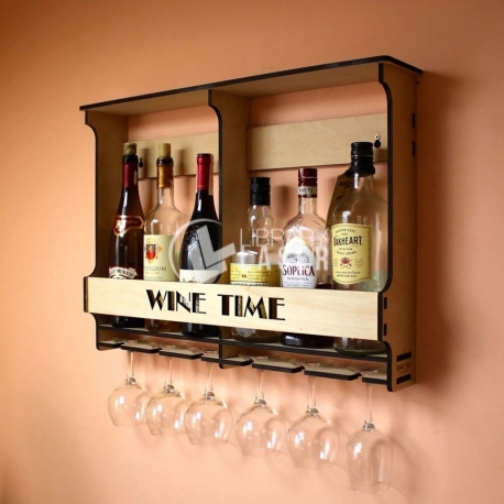 Shelf wine design