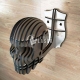 Calavera 3d para casco diseño