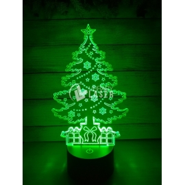 Christmas tree engraving design