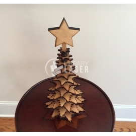 Mini tabletop christmas tree design