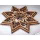 Wooden star design