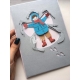 Ángel de nieve diseño