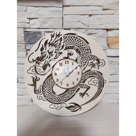 Reloj dragón diseño