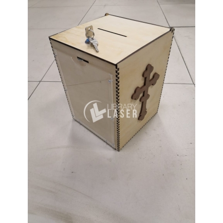 Caja de donación diseño