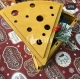 Cheese-shaped box design