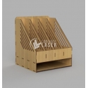 Vertical folder file organizer design