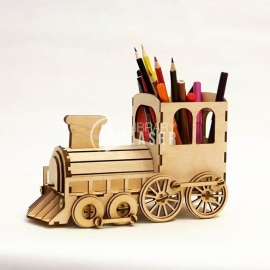 Locomotive Pen Organizer design