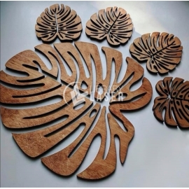 Plant leaf glass holder design