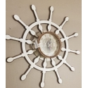 Reloj timón de barco diseño