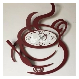 Reloj taza de café diseño