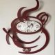 Reloj taza de café diseño