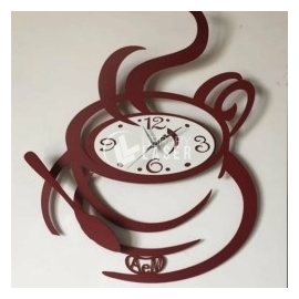 Coffee cup clock design