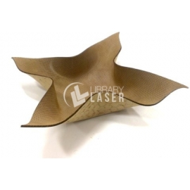 Foldable MDF bowl design