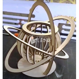 Atomic basket Files Laser Cut