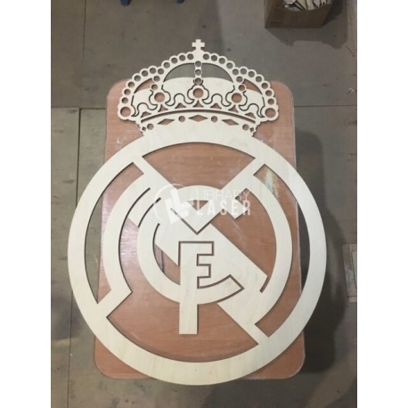 Real Madrid logo Corte Laser