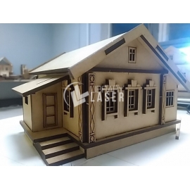 Casa 3d para Corte Laser