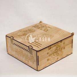 Santa claus box for Laser Cutting