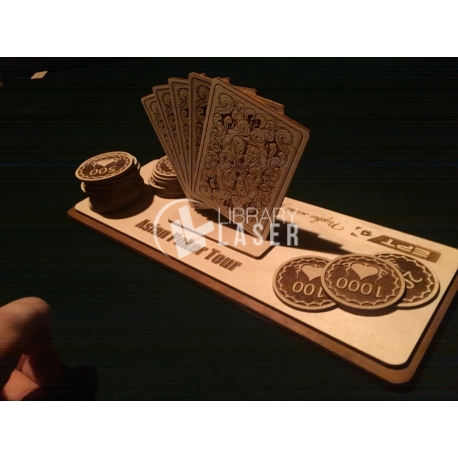 Cartas poker para Corte Laser