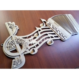 Accordion painting for Laser Cutting