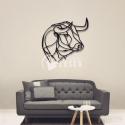 Bull painting for Laser Cutting