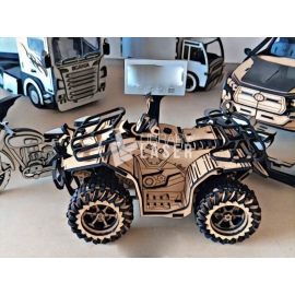 Quad bike for Laser Cutting