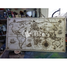 Maps for Laser Cutting