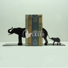 Porta libros elefante para Corte Laser