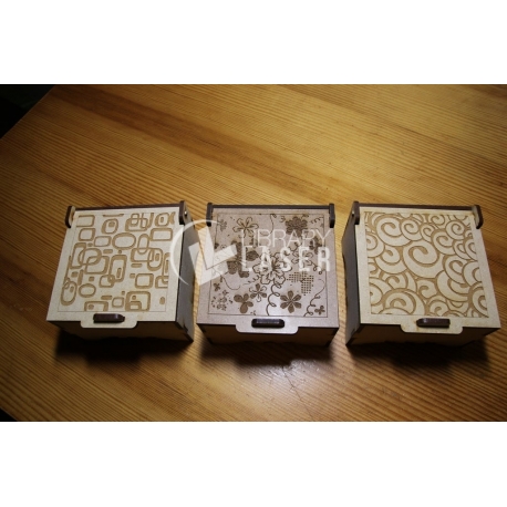 Engraved jewelry box for Laser Cutting