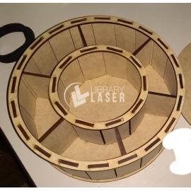 Round box for Laser Cutting