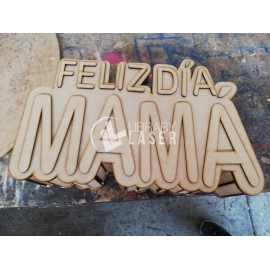 Happy mom day box for Laser Cutting