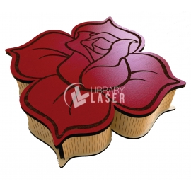 Rose box for Laser Cutting