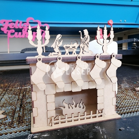Fireplace for Laser Cutting
